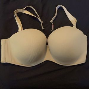 Nude strapless bra 36G